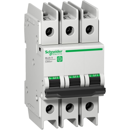 Multi9 - Disjuntor C60BP, 3P, 10A, curva D, 10kA UL489, 10kA IECEN 60947-2