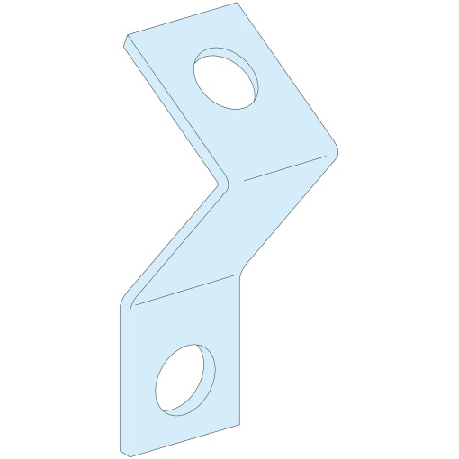 2 Suportes calha DIN 45