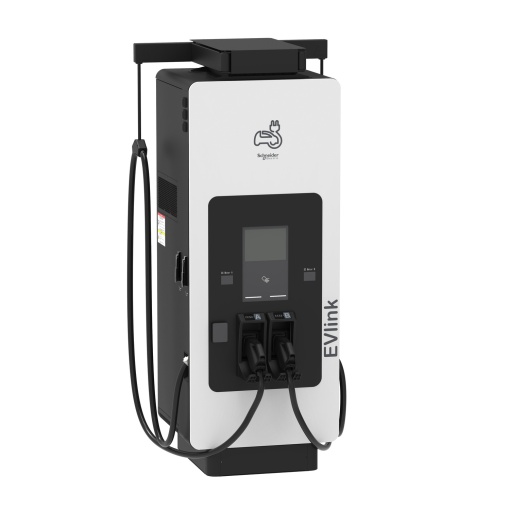 EVlink Pro DC 180 CCS2  CCS2 cavo 3.6m, cable management y terminal de pagamento