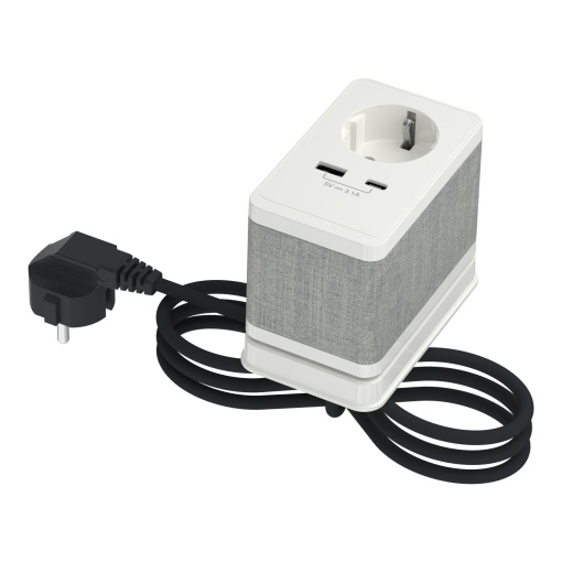 Nova Unica system - Tomada mesa S 2PTUSB A e C Br US