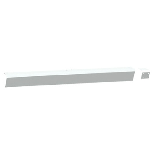 Fecho lateral para estrutura de copas, Canalis KS para EV, 100A a 400A, comprimento 2400mm, RAL9003, conjunto de 2 partes