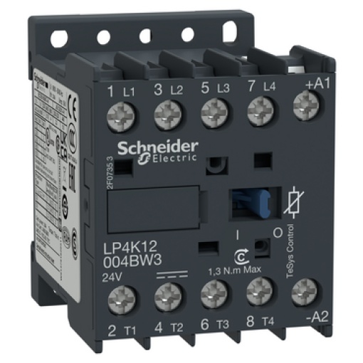 Contactor TeSys K - 4P4 NA - AC-1 -  440 V 20 A - 24 V bobina CC
