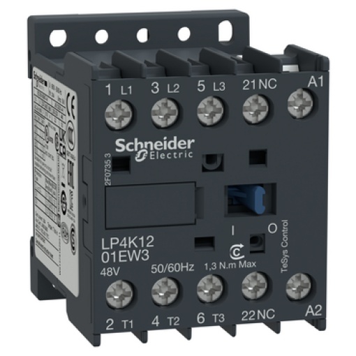 Contactor TeSys K - 3P3 NA - AC-3 -  440 V 12 A - 48 V bobina CC