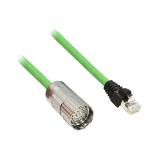 Cabo de Encoder - Lexium 5262 - Conectores RJ45  M23 - 5 metros