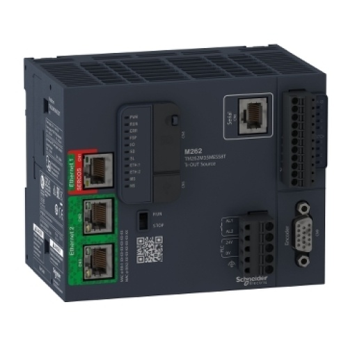 Motion Controlador M262, 3nsinstrução, 16 eixos, Ethernet, Sercos