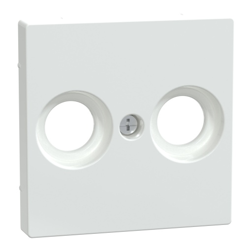 Centro System M, para tomada TVR, branco ativo