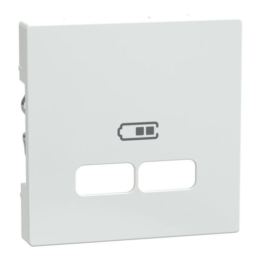 Centro System M, para carregador USB, branco ativo