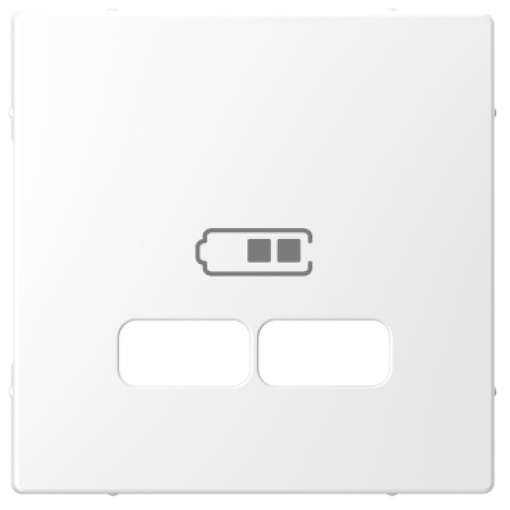 Centro System M, para carregador USB, branco
