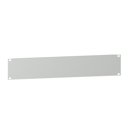 Actassi - 19" plain plate - 2U - steel - RAL7035 - 1510mm