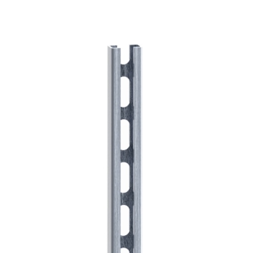Vertical aluminium rail, length 3m. Packaging unit 10.