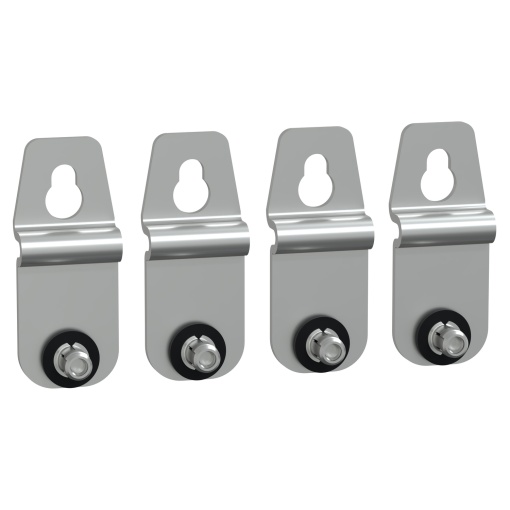 4 wall fixing brackets stainless 304 for Spacial SMX.