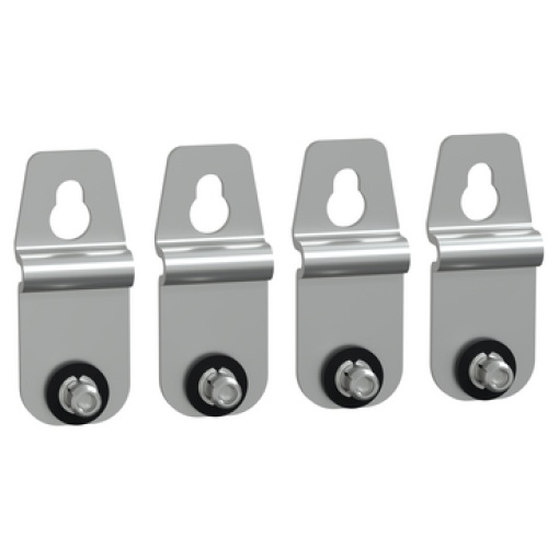 4 wall fixing brackets stainless 304 for Spacial SMX.