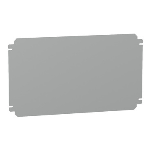 Plain mounting plate H300xW500mm made of galvanised sheet steel