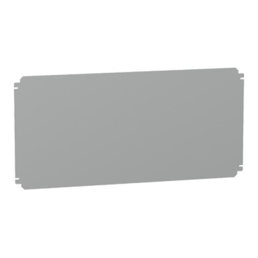Plain mounting plate H400xW800mm made of galvanised sheet steel