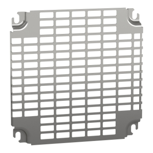 Monobloc perforated plates H300xW300mm with universal perforations 11x26mm