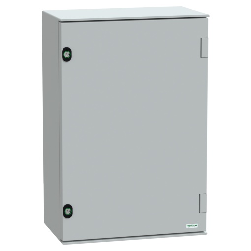 wall-mounting encl. polyester monobloc IP66 H647xW436xD250mmbakelite mount.pl.