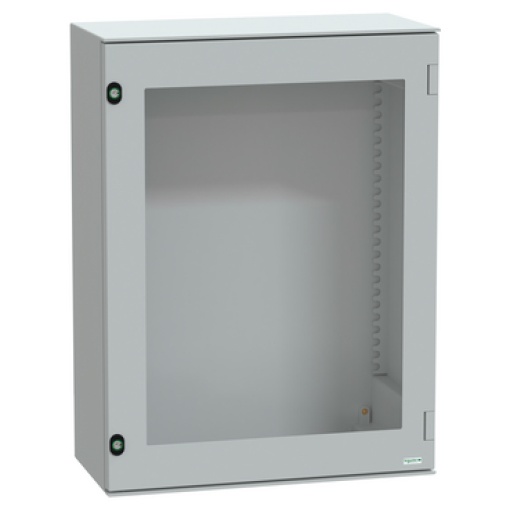 wall-mounting enclosure polyester monobloc IP66 H847xW636xD300mm glazed door