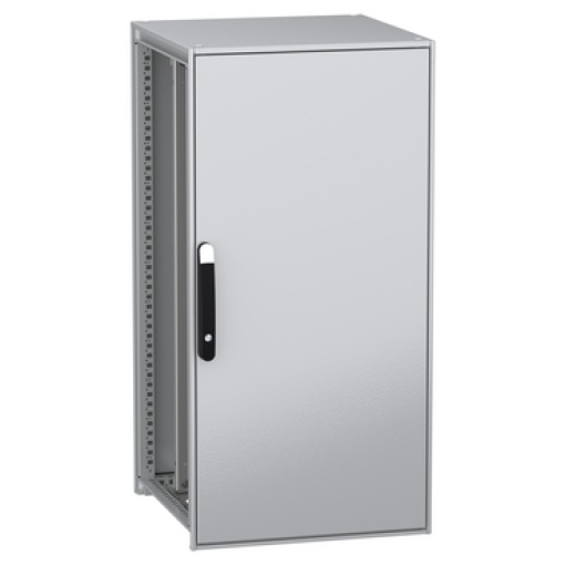 Armário elétrico modular de montagem no chão, PanelSeT SFN, aço descarbonizado,platina, 1200x600x600mm, IP55