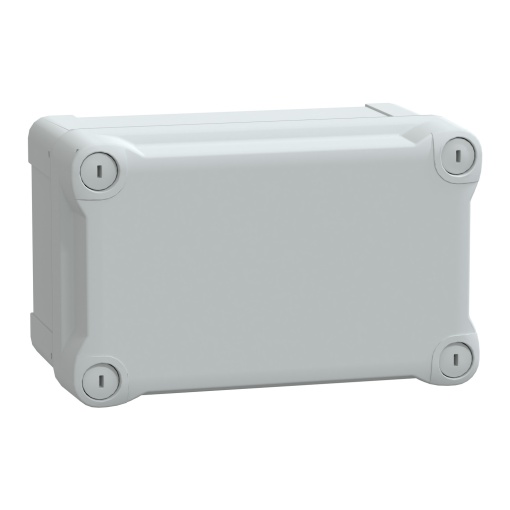 ABS box IP66 IK07 RAL7035 Int.H175W105D100 Ext.H192W121D105 Opaque cover H40