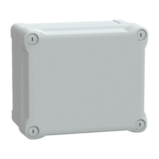 ABS box IP66 IK07 RAL7035 Int.H175W150D100 Ext.H193W164D105 Opaque cover H40