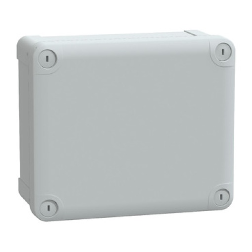 ABS box IP66 IK07 RAL7035 Int.H175W150D80 Ext.H193W164D87 Opaque cover H20