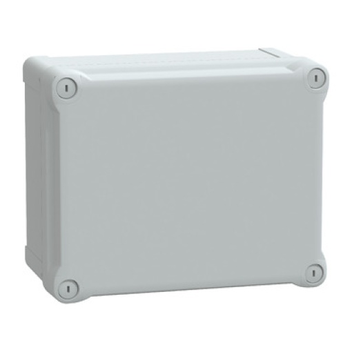 ABS box IP66 IK07 RAL7035 Int.H225W175D120 Ext.H241W194D127 Opaque cover H40