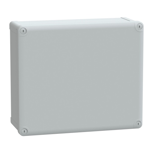 ABS box IP66 IK07 RAL7035 Int.H325W275D120 Ext.H341W291D128 Opaque cover H20