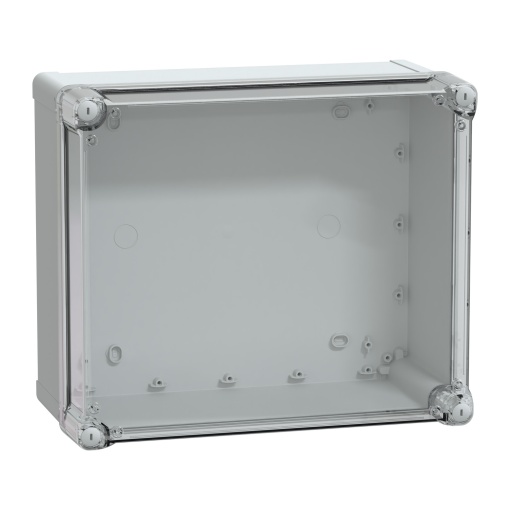 ABS box IP66 IK07 RAL7035 Int.H325W275D160 Ext.H341W291D168 Transp.cover H60