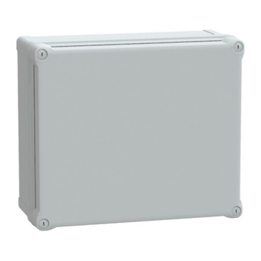 ABS box IP66 IK07 RAL7035 Int.H325W275D160 Ext.H341W291D168 Opaque cover H60