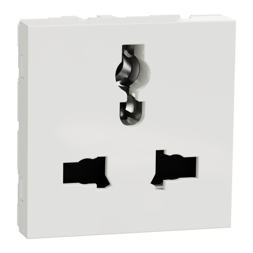 Nova Unica - Tomada Multistandard - 2 módulos - Branco