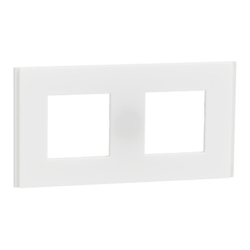 Nova Unica - Quadro 2 Elementos Unica Deco Branco Translúcido
