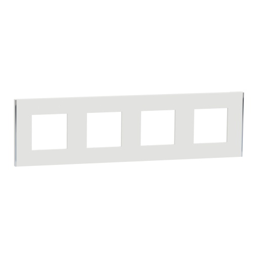 Nova Unica - Quadro 4 Elementos Unica Deco BrancoPrata