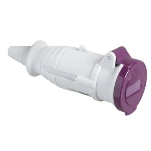 PratiKa wander socket - straight - 16 A - 2P - 20...25 V AC - IP44