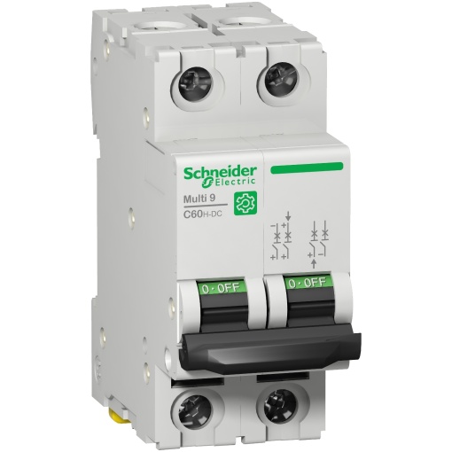 Multi 9 - C60H-DC - MCB - 2P - 10 A - C Curve - 500 V DC - 10 kA