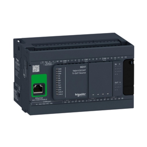 Controlador Modicon - M241 c Ethernet 24 ES do tipo transistor PNP
