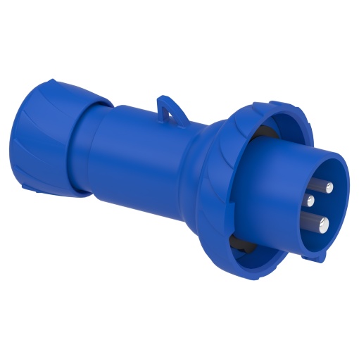 Ficha PratiKa - direita - 16 A - 2P  E - 200...250 V AC - IP67