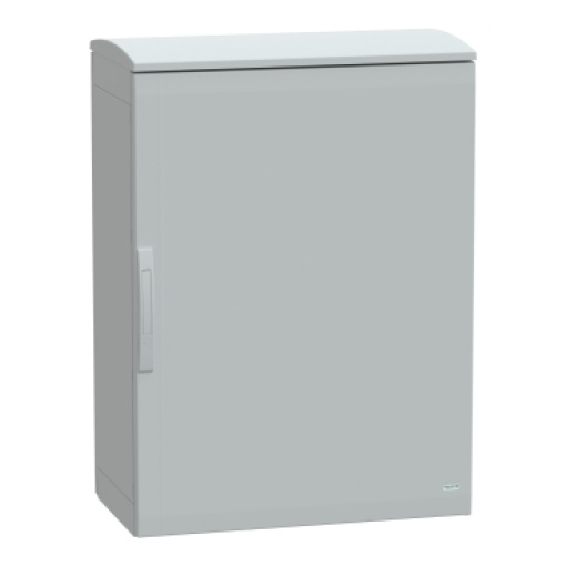 Floor standing encl. polyester vers.PLAT open top w canopy 1000x750x420 IP44