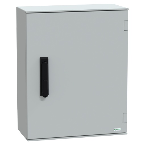 wall-mounting enclosure polyester monobloc IP66 H530xW430xD200mm 3points lock