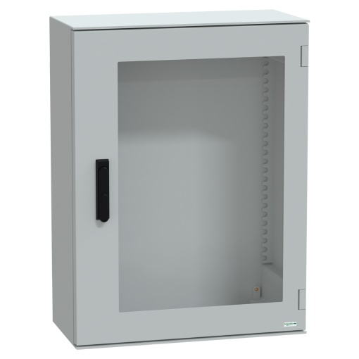 wall-mounting encl. polyester monobloc IP66 847x636x300mm 3p.lock glazed door