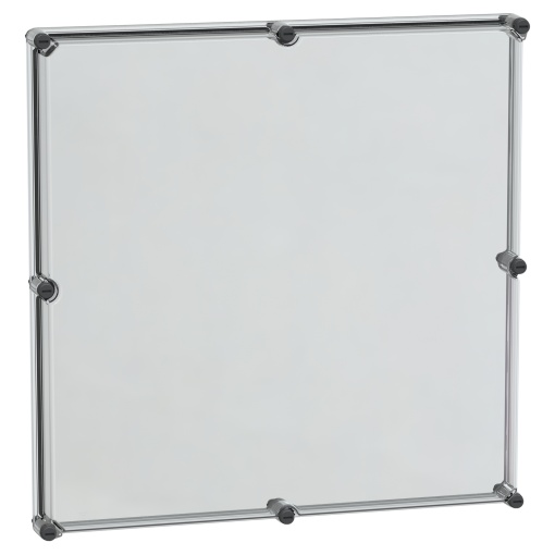 Transparent polycarbonate cover 54x54x4.5cm
