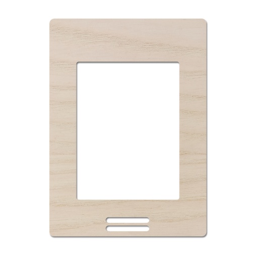 Fascia for SE8300 room controller - light tan wood finish