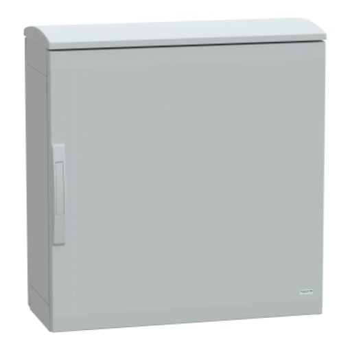 Floor standing encl. polyester vers.PLAT open top w canopy 750x750x320 IP44