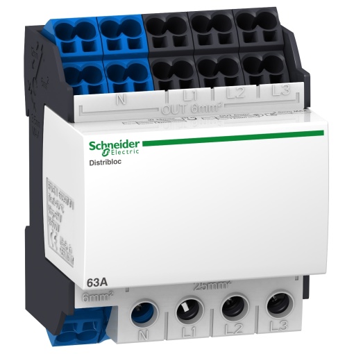 Linergy DX 4P 63A, alimentación inferior