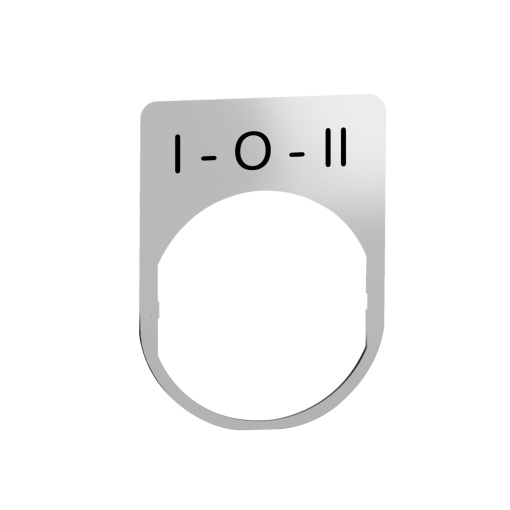 30x40mm porta-etiqueta metal com rótulos. "i-o-
