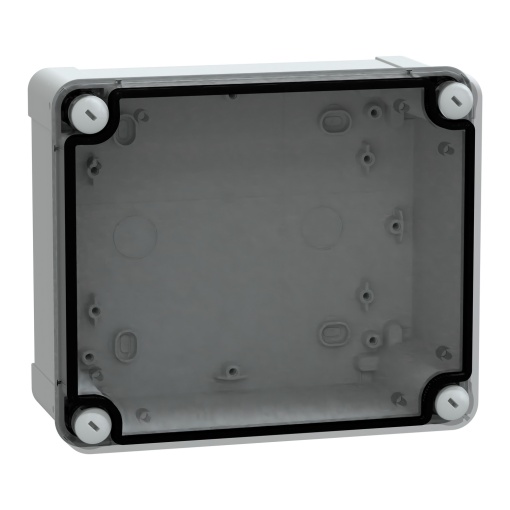 PC box IP66 IK08 RAL7035 Int.H175W150D80 Ext.H193W164D87 Transp.cover H20