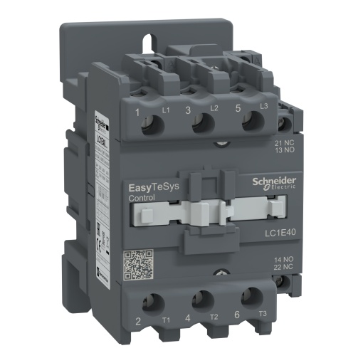 Contator, Easy TeSys Control, LC1E, 3P 3NO, AC-3AC-3e, 440 V, 40 A, bobina de 110 V CA, 50 Hz