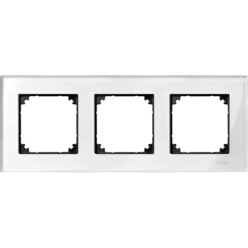 M-Elegance - Quadro 3 elementos - Vidro branco brilhante