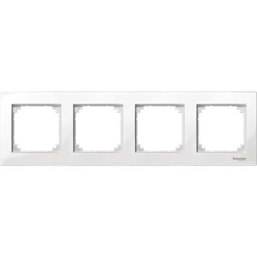 M-Plan -  Quadro 4 elementos Branco Brilhante