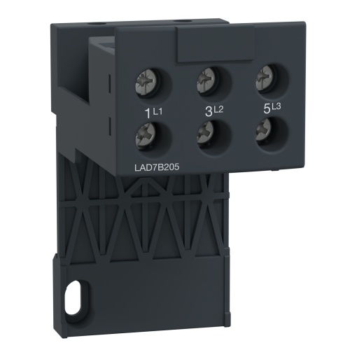 Bloco de terminais adaptador, TeSys Deca, para montagem separada dos modelos LRD04L-D32L, LR3D04L-D32L e LR9D01-D32