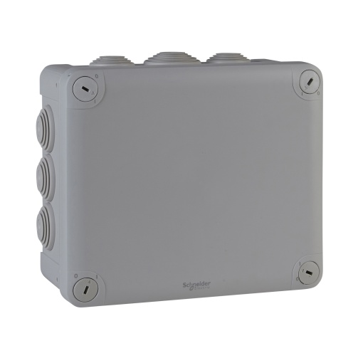 Mureva BOX - junction box - 10 grommets Ø25  2xØ32 - 175x150x80 mm